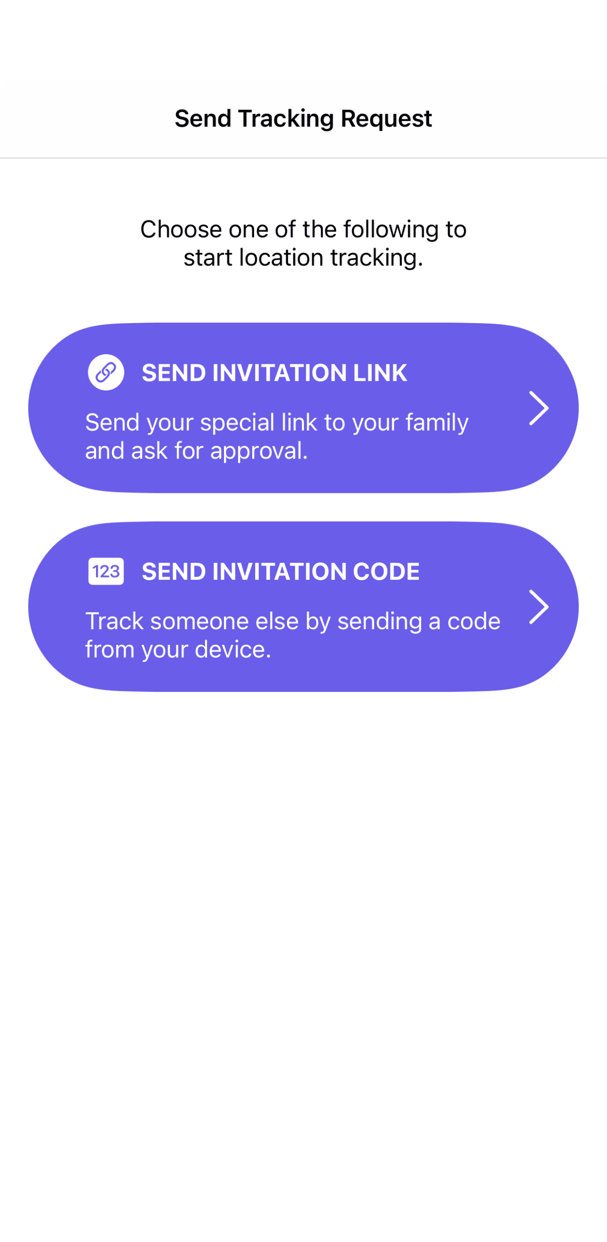 Send an invite with Tracker Send an invite with Tracker
